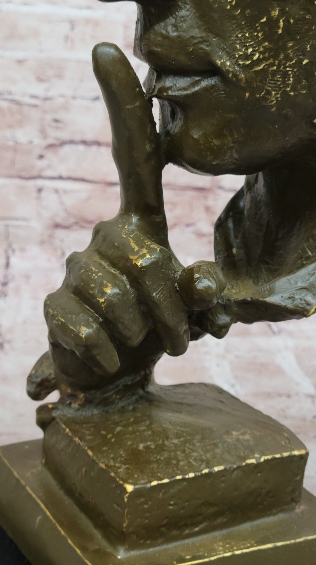Abstract "Silence" Bronze Sculpture – Dali Modern Art Decor