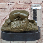 Bronze La Danaide Statue Rodin Classical Nude Sculpture Decor
