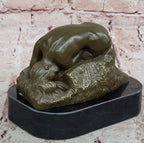 Bronze La Danaide Statue Rodin Classical Nude Sculpture Decor