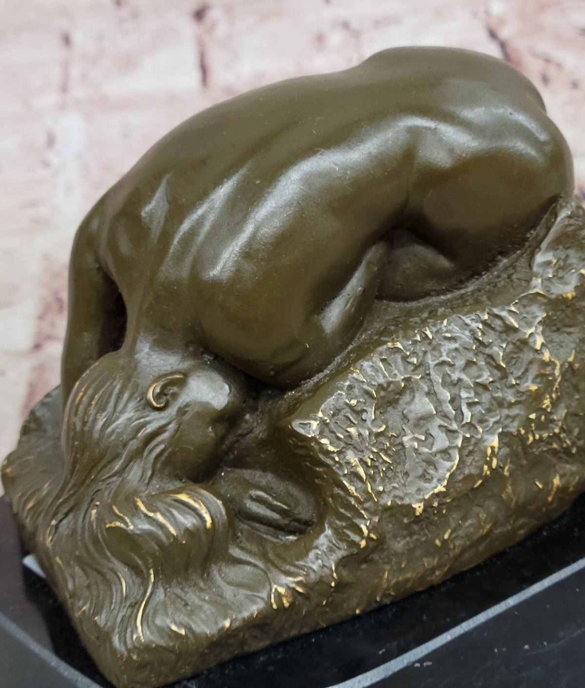Bronze La Danaide Statue Rodin Classical Nude Sculpture Decor