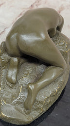 Bronze La Danaide Statue Rodin Classical Nude Sculpture Decor