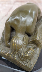 Bronze La Danaide Statue Rodin Classical Nude Sculpture Decor