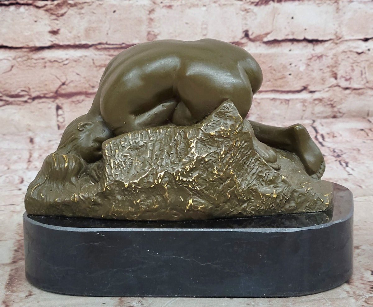 Bronze La Danaide Statue Rodin Classical Nude Sculpture Decor