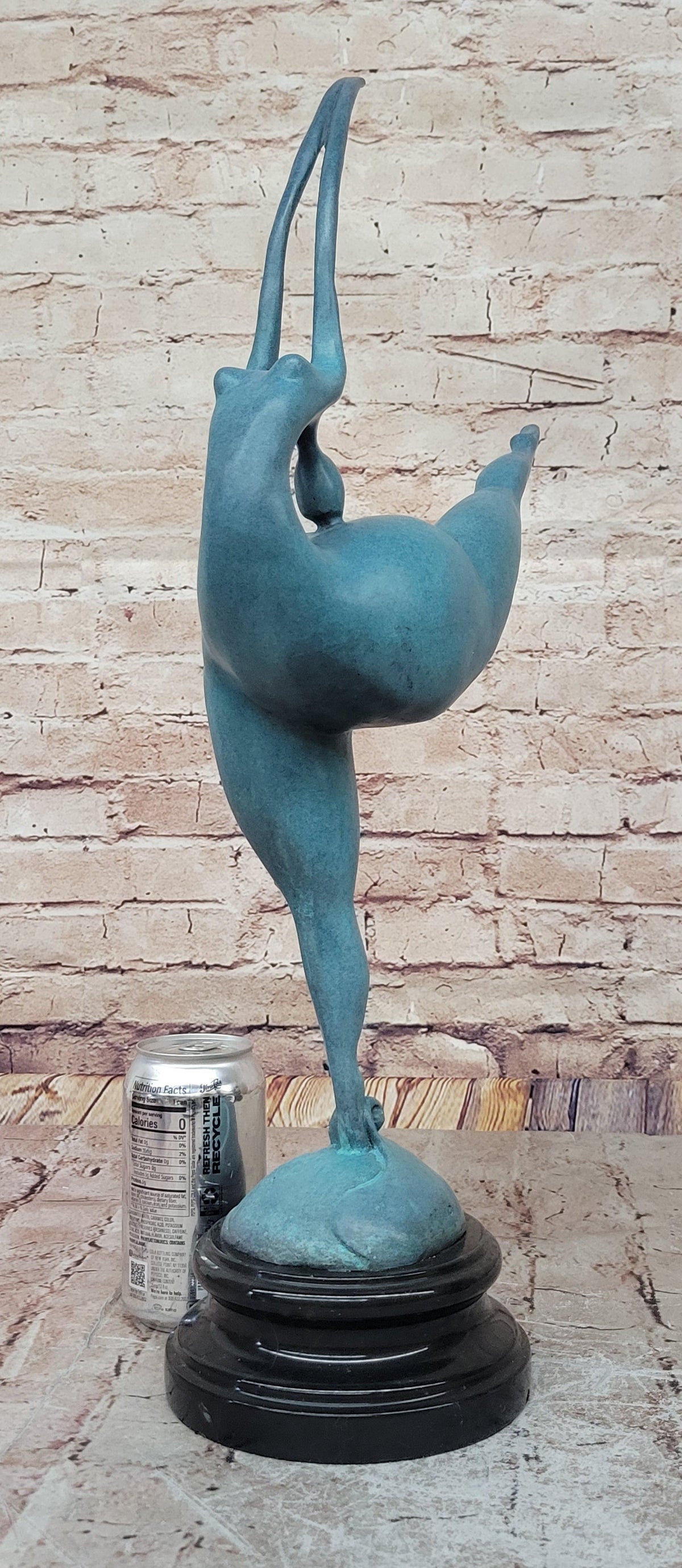 Curvy Full Figure Nude Female Fertility Dancer Sculpture Abstract Art by Milo