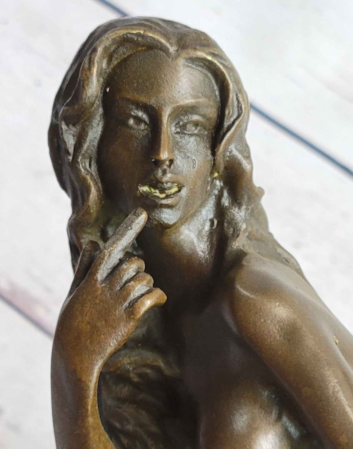 Standing Doggystyle Erotic Nude Bronze Sexual Sculpture Statue by J. Mavchi