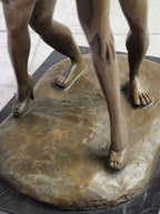 Standing Doggystyle Erotic Nude Bronze Sexual Sculpture Statue by J. Mavchi