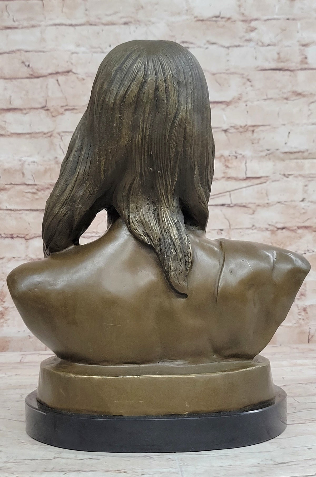 Signed Original Artwork by Milo Native American Chief Bronze Sculpture Bust