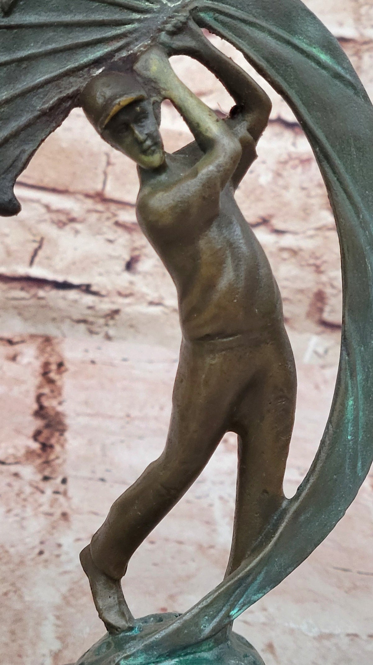 Bronze Golfer Swing Sculpture on Marble Base – Modern Golf Art