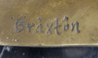 Mid Century Abstract Modern Family Genuine Solid Bronze by Braxton Sculpture