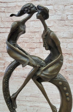 Everlasting Love Solid Bronze Sculpture Abstract Modern Artwork By Collet