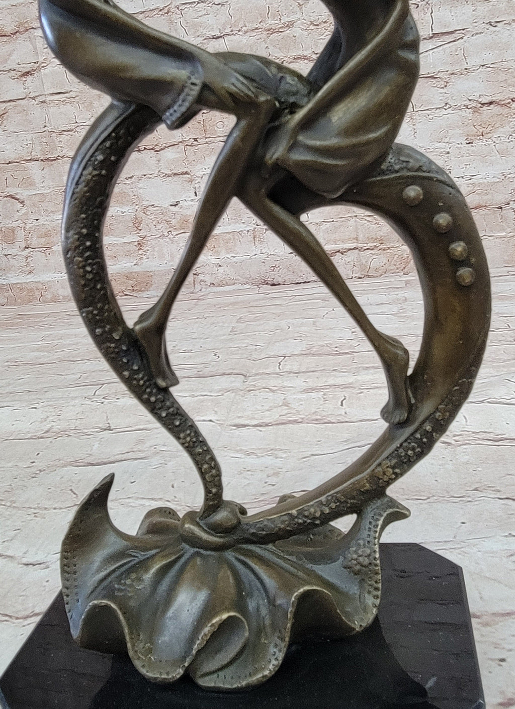 Everlasting Love Solid Bronze Sculpture Abstract Modern Artwork By Collet