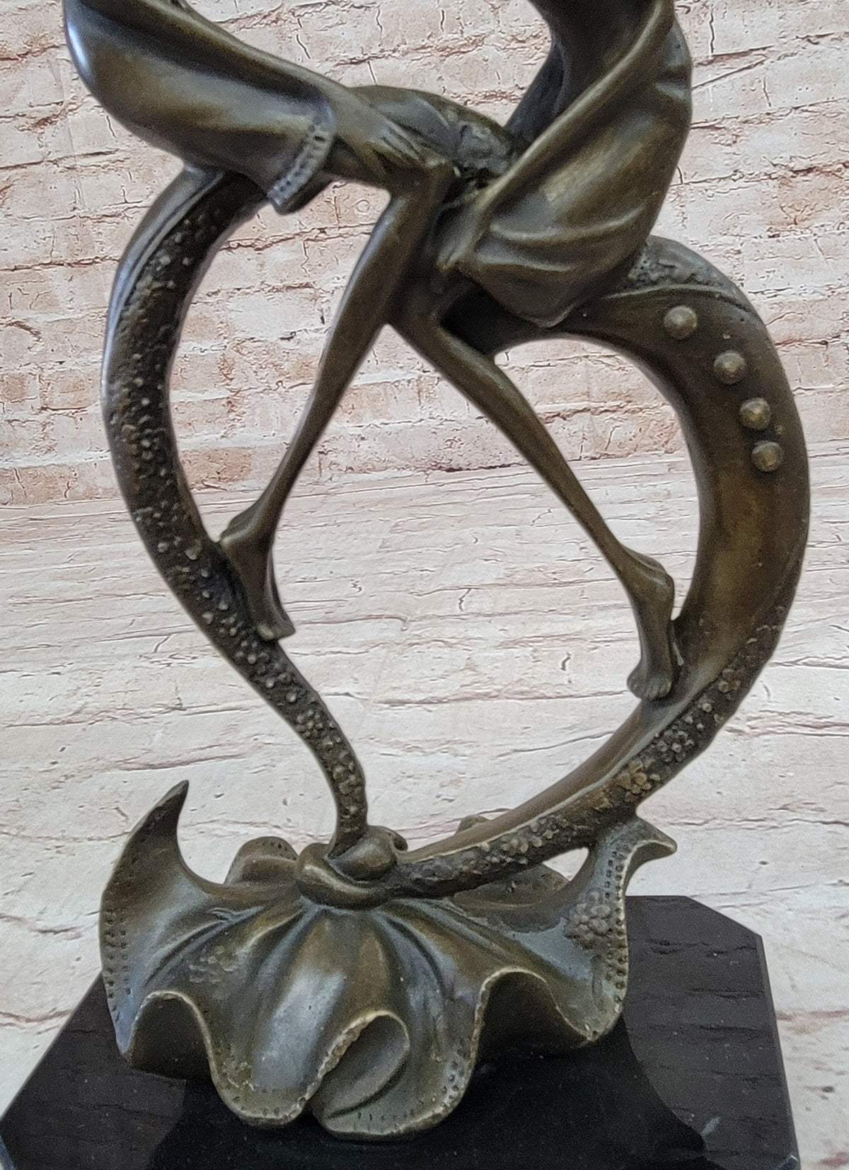 Everlasting Love Solid Bronze Sculpture Abstract Modern Artwork By Collet