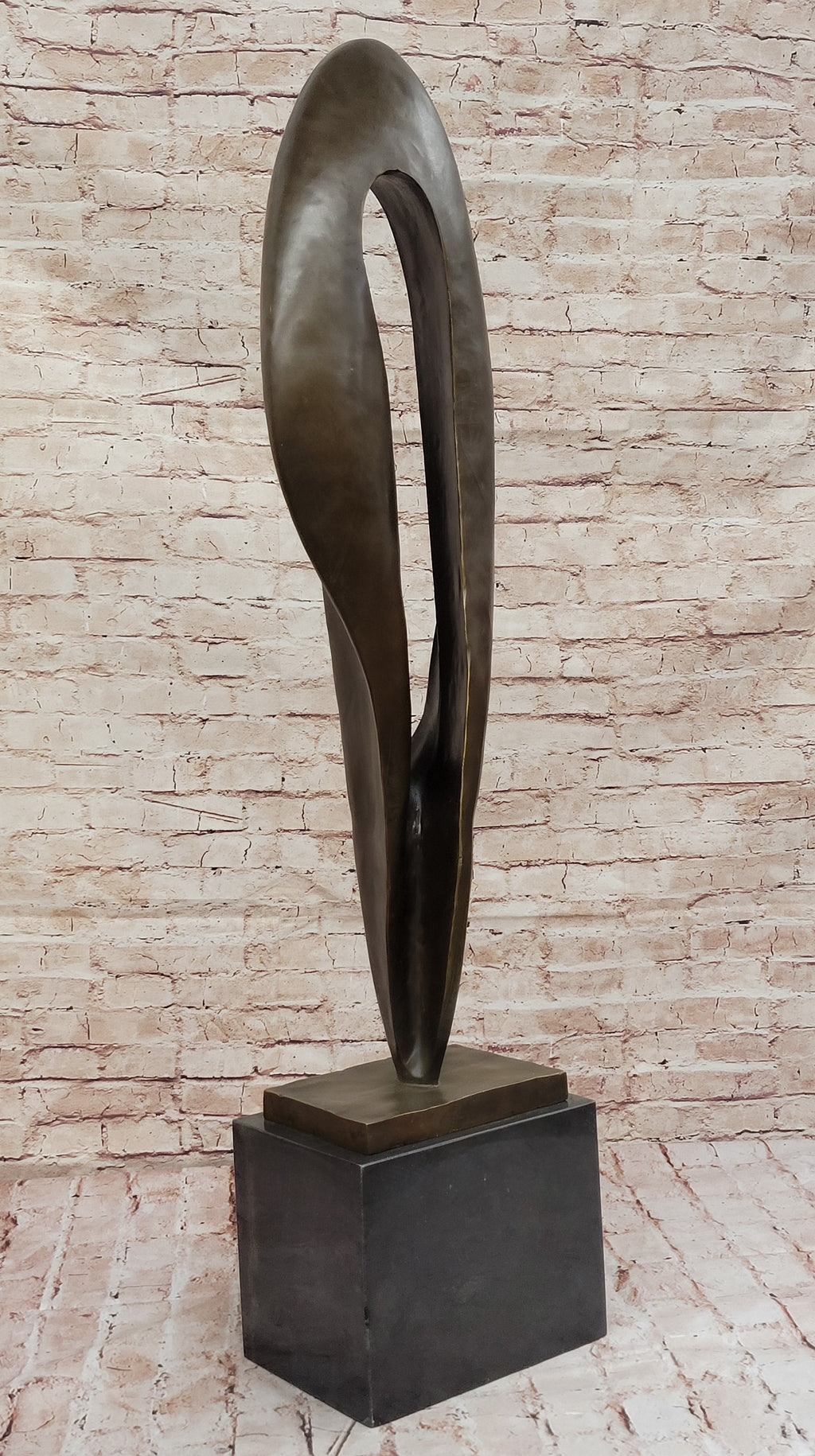 Mid-Century Modern Bronze Sculpture – Organic Abstract Design