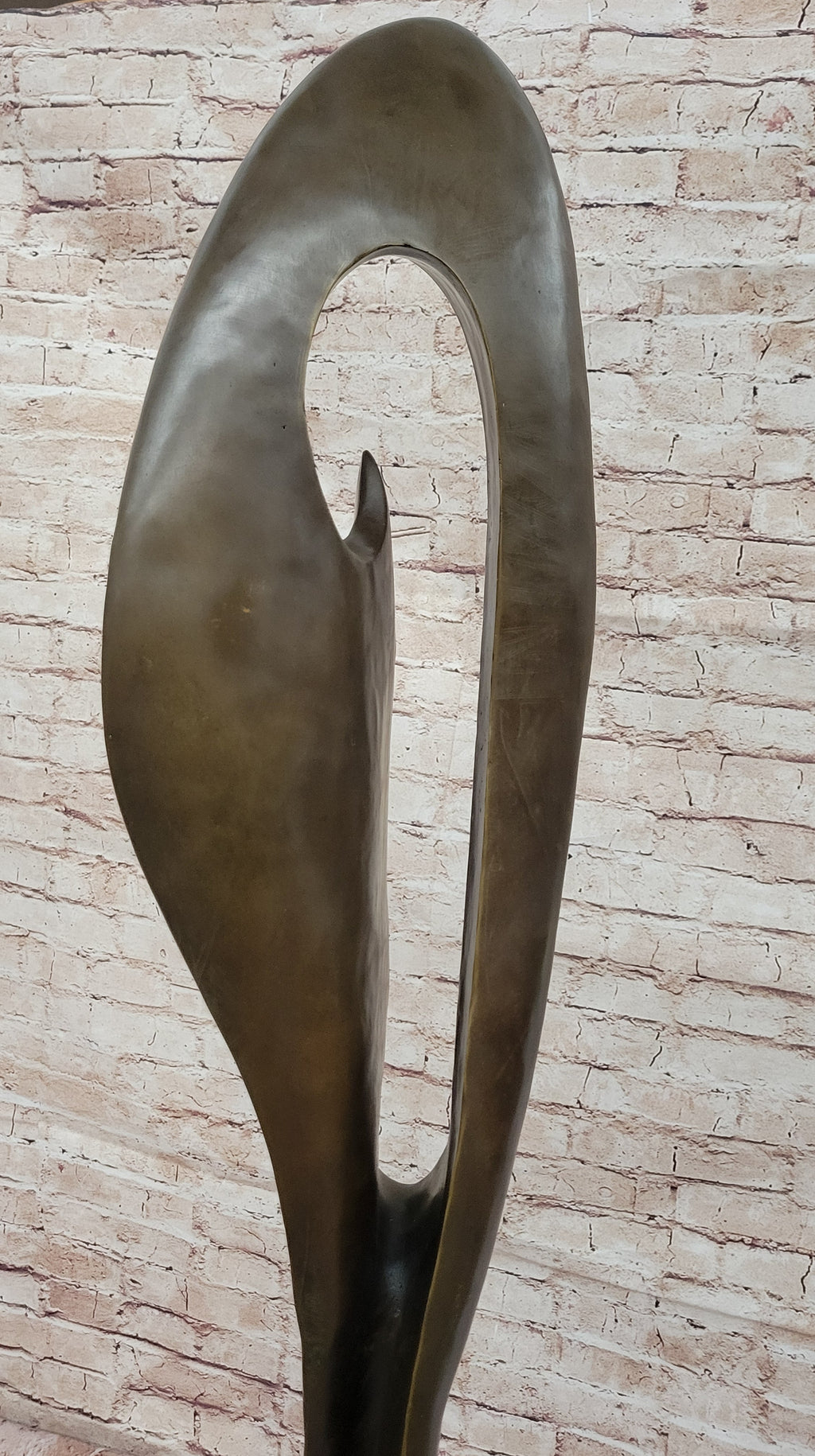 Mid-Century Modern Bronze Sculpture – Organic Abstract Design