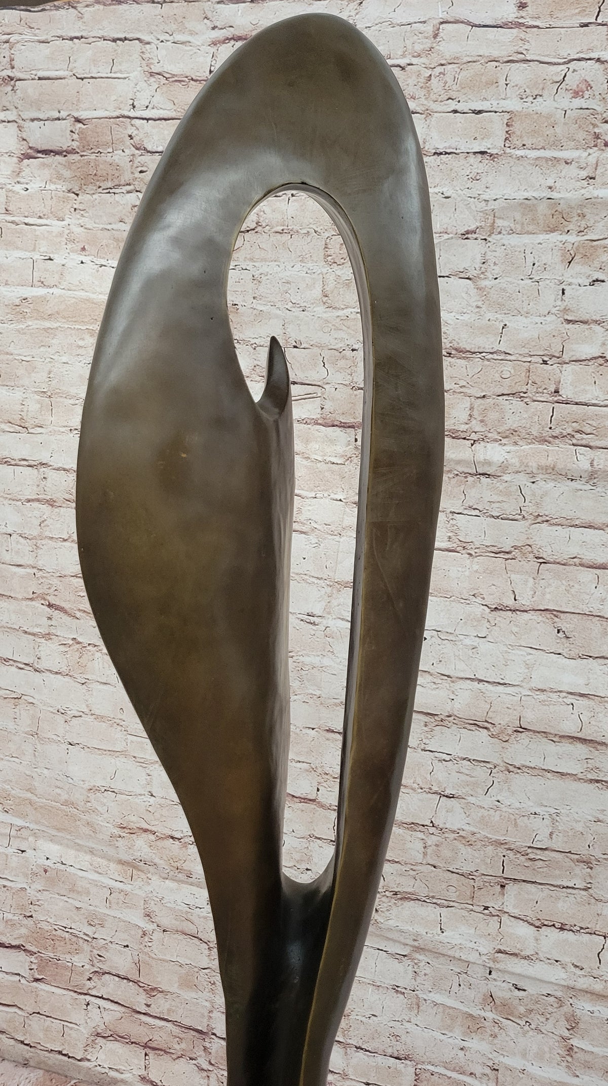 Mid-Century Modern Bronze Sculpture – Organic Abstract Design