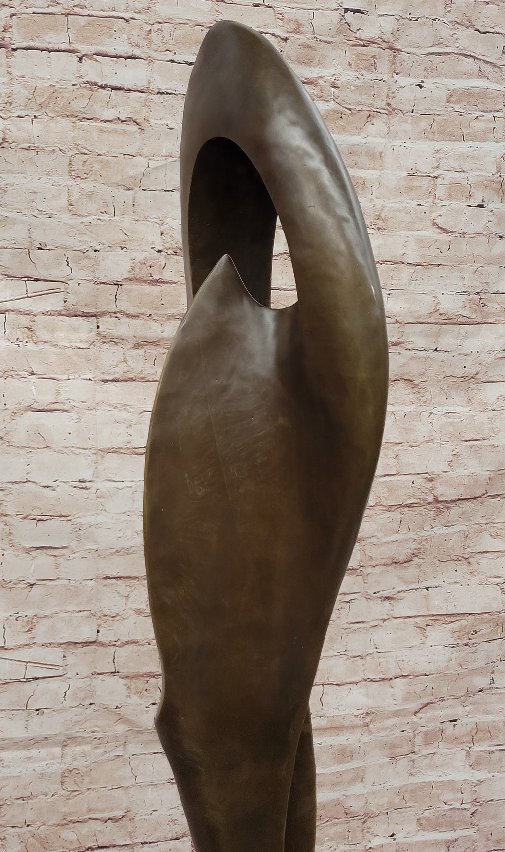 Mid-Century Modern Bronze Sculpture – Organic Abstract Design