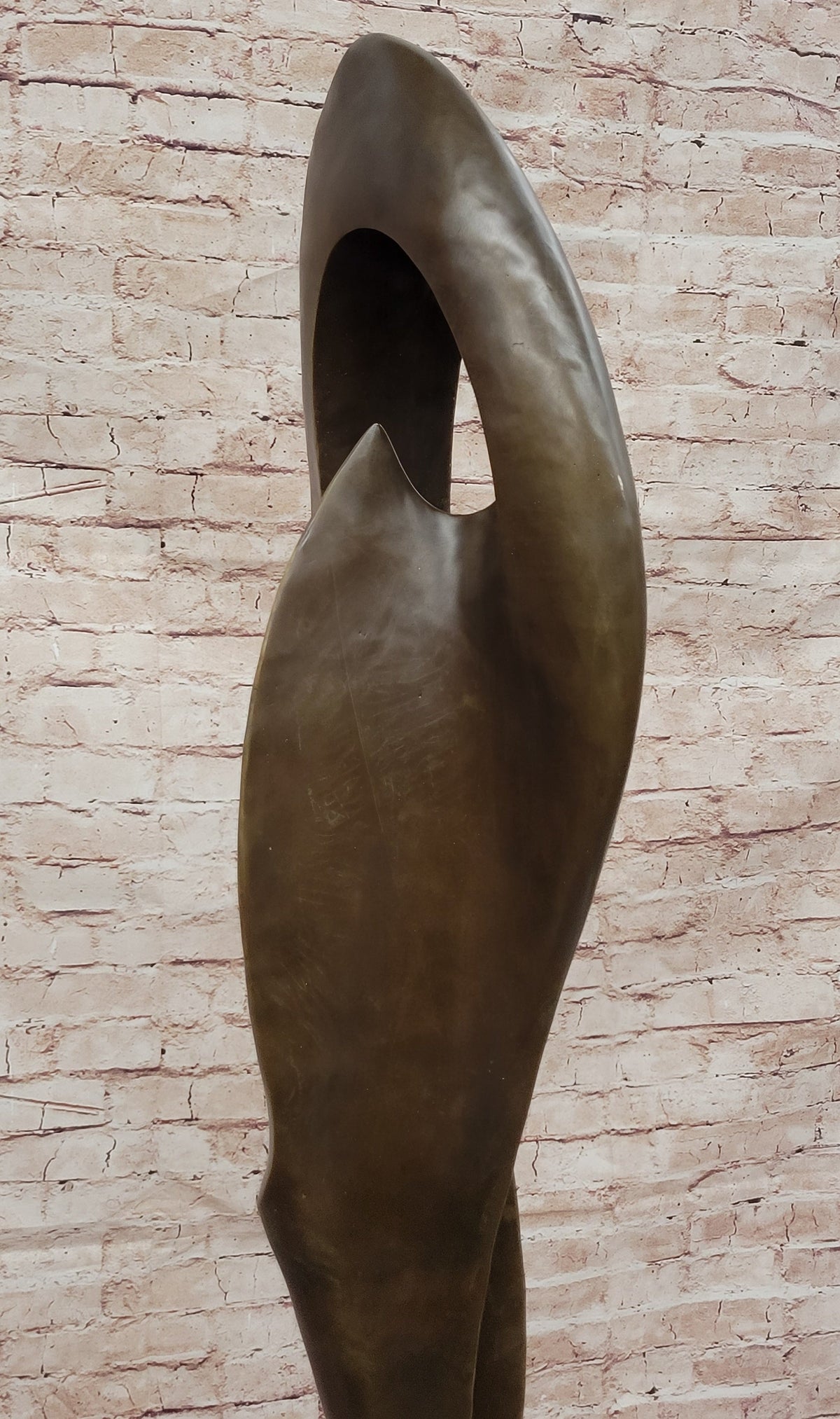 Mid-Century Modern Bronze Sculpture – Organic Abstract Design