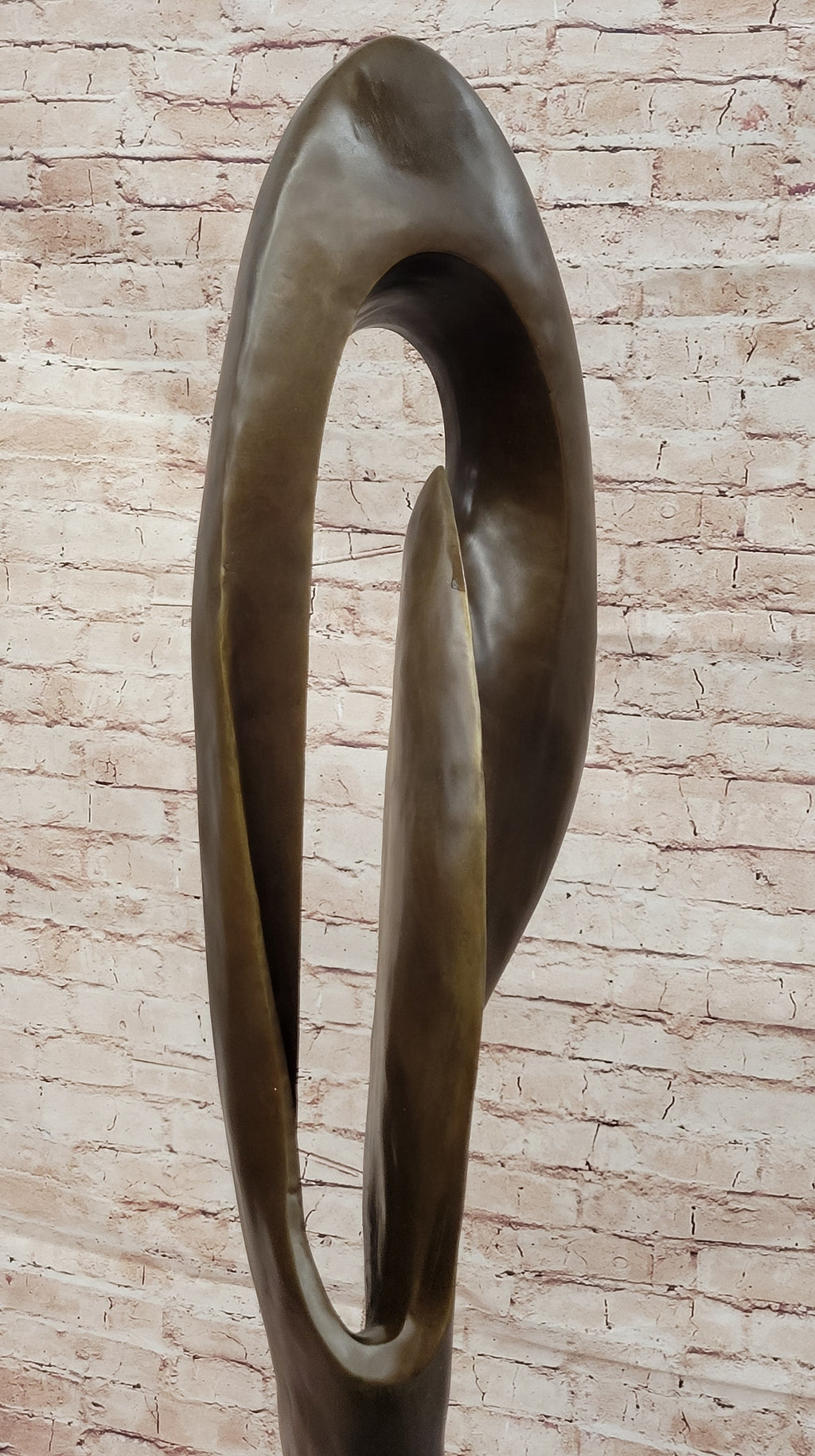 Mid-Century Modern Bronze Sculpture – Organic Abstract Design
