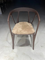 Luxury Premium Solid Walnut Chair - Italian Style