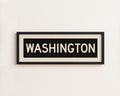 Framed Washington DC Bus Scroll