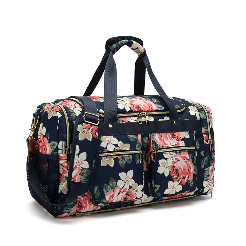 Flash Sale Canvas Travel Bag Canvas Duffle Bag Canvas Leather Overnight Bag
