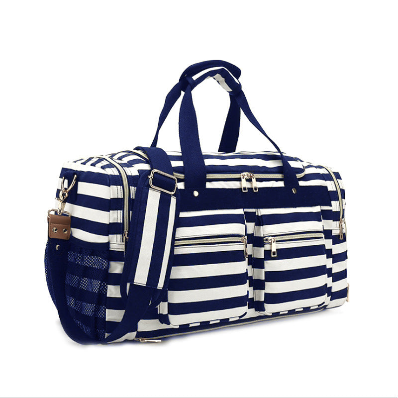 Flash Sale Canvas Travel Bag Canvas Duffle Bag Canvas Leather Overnight Bag