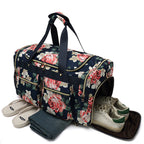 Flash Sale Canvas Travel Bag Canvas Duffle Bag Canvas Leather Overnight Bag