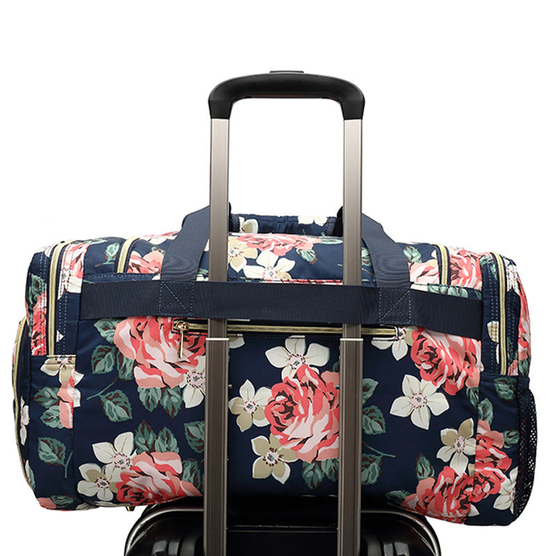 Flash Sale Canvas Travel Bag Canvas Duffle Bag Canvas Leather Overnight Bag
