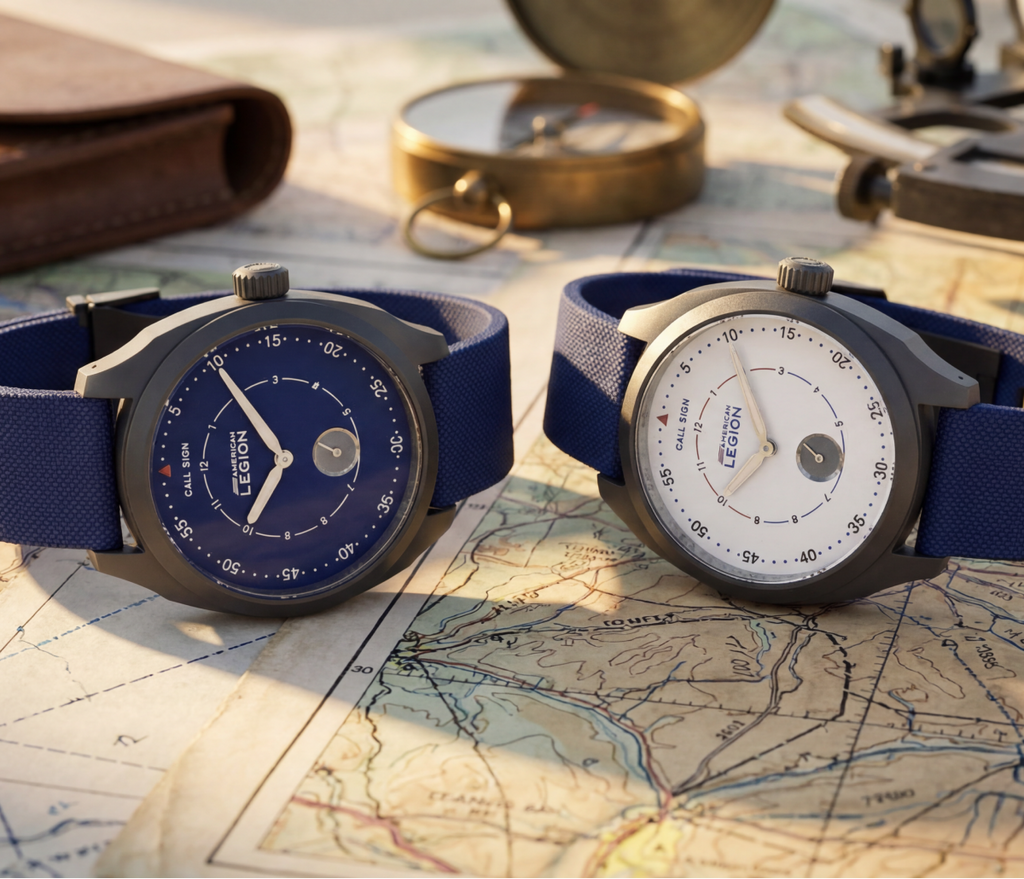 Waypoint Pilot Watch — White Dial
