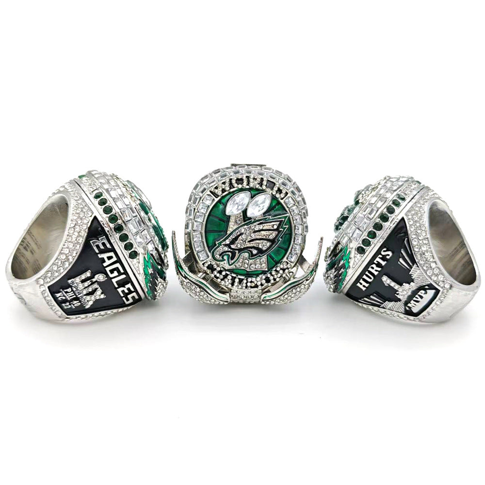 Personalized Philadelphia Eagles Super Bowl Ring - Customize with Your Name or Number - Ideal Gift for Sports Fans