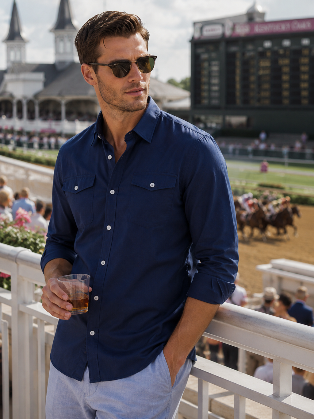 Buki’s Cinqo Western Tech Shirt - Navy