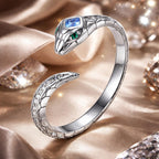 925 Sterling Silver Oxidized Ring with Pavé Setting CZ for Women