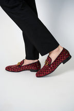 The Vicino Shoe Burgundy Bit Dress Loafer Limited Edition Men Shoe