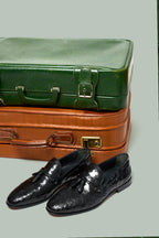 The Istanbul Black Leather Tassel Loafer Men Shoe