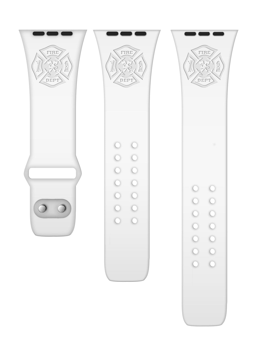 Firefighter First Responder Engraved  Apple Watch Band