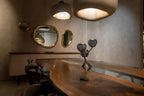 Resin and Walnut Credenza - Modern Sideboard | Ivory Collection