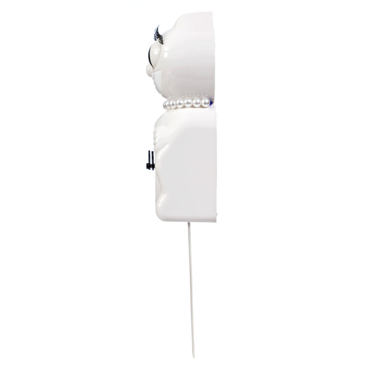 Classic White Lady Kit-Cat Klock