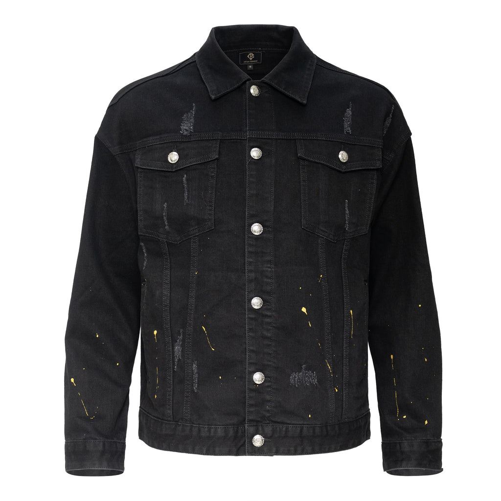 Winged Horizon Jacket - CENTURY PENTHOUSE BLACK/GOLD JACKET