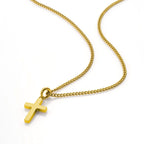 Petite Cross - 14K Gold