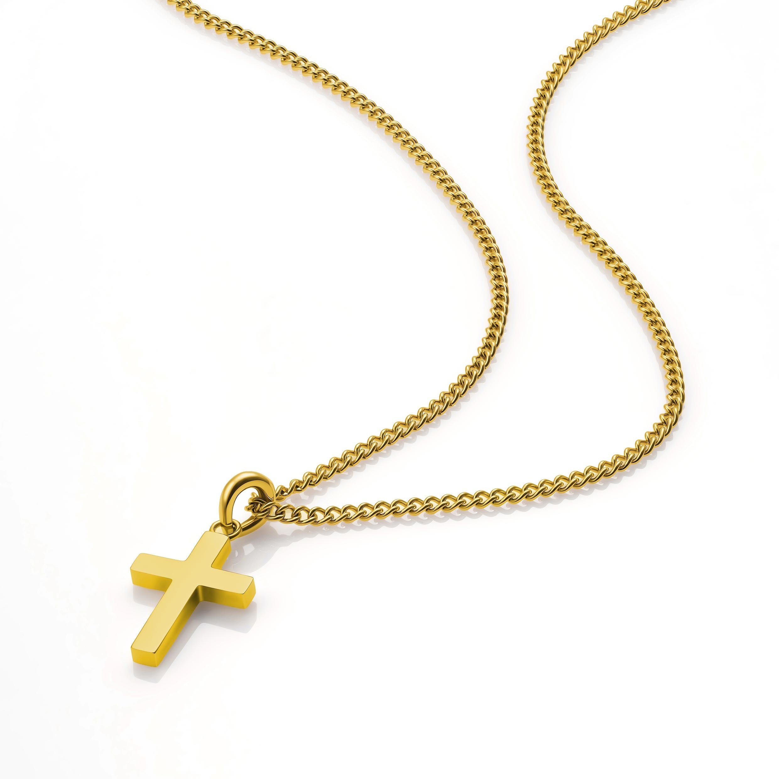 Petite Cross - 14K Gold