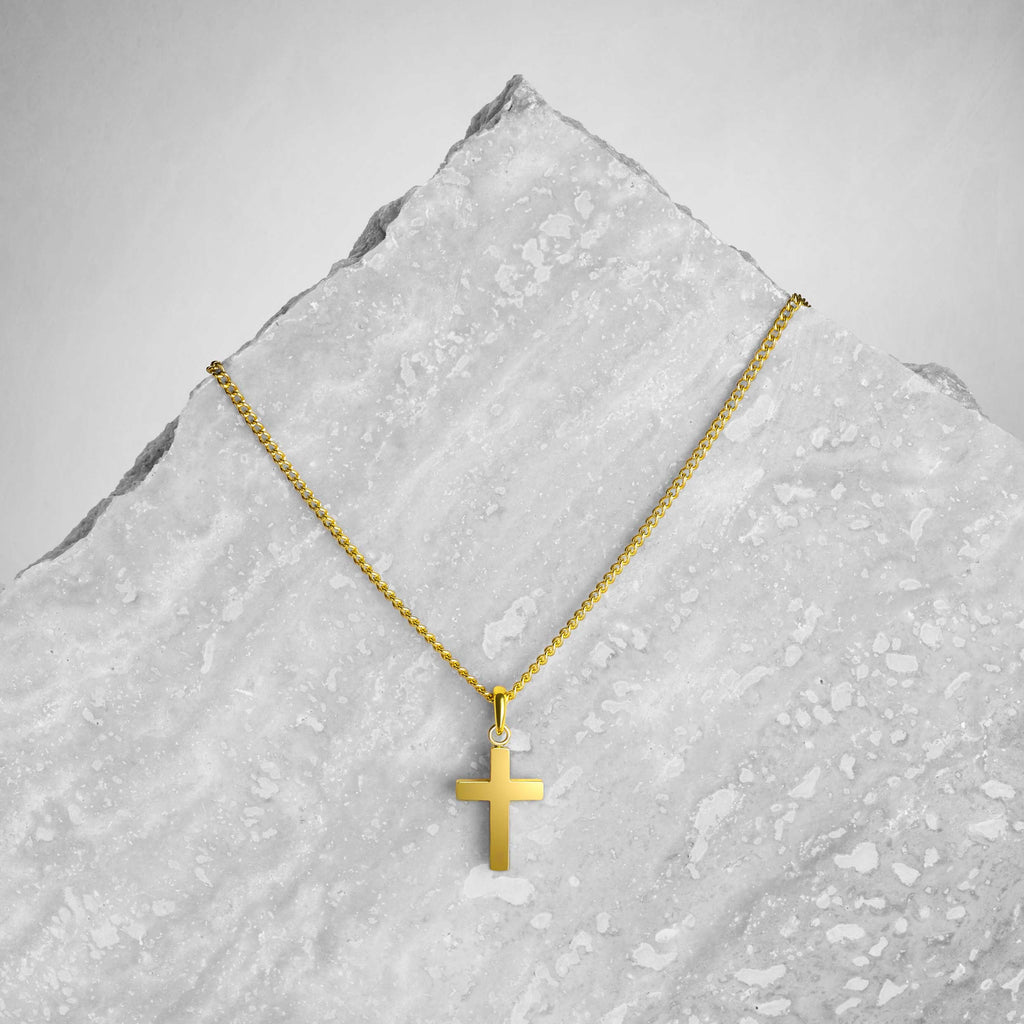 Petite Cross - 14K Gold