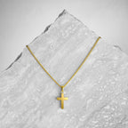 Petite Cross - 14K Gold