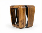 Resin Side Magazine Table Stool - Stylish Modern Wooden Furniture