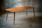 Edge Glued Hardwood Dining Table - Solid Kitchen Table