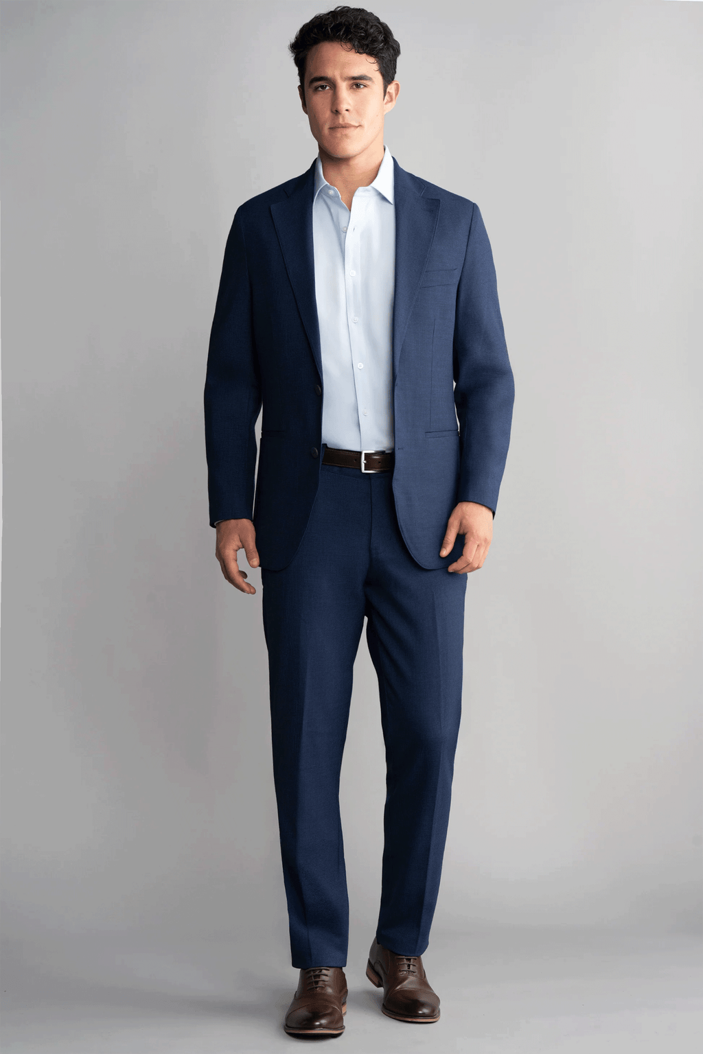Hybrid Wool Blazer // Navy Puppytooth