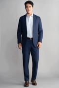 Hybrid Wool Blazer // Navy Puppytooth