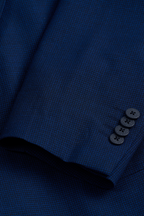 Hybrid Wool Blazer // Navy Puppytooth