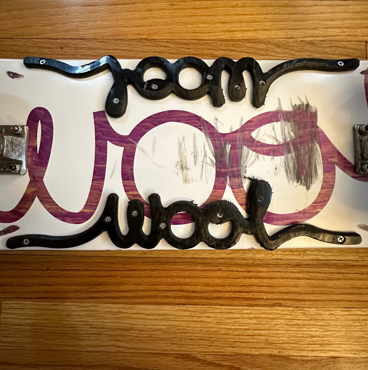 Wool Logo Skateboard Rails