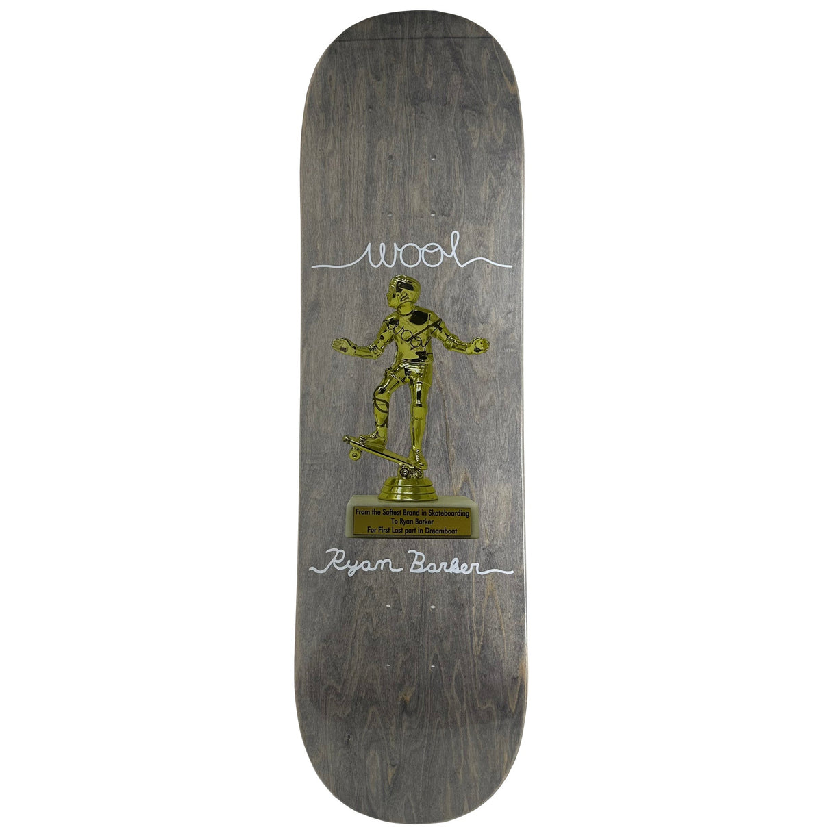 Ryan Barker's Trophy Skate Deck