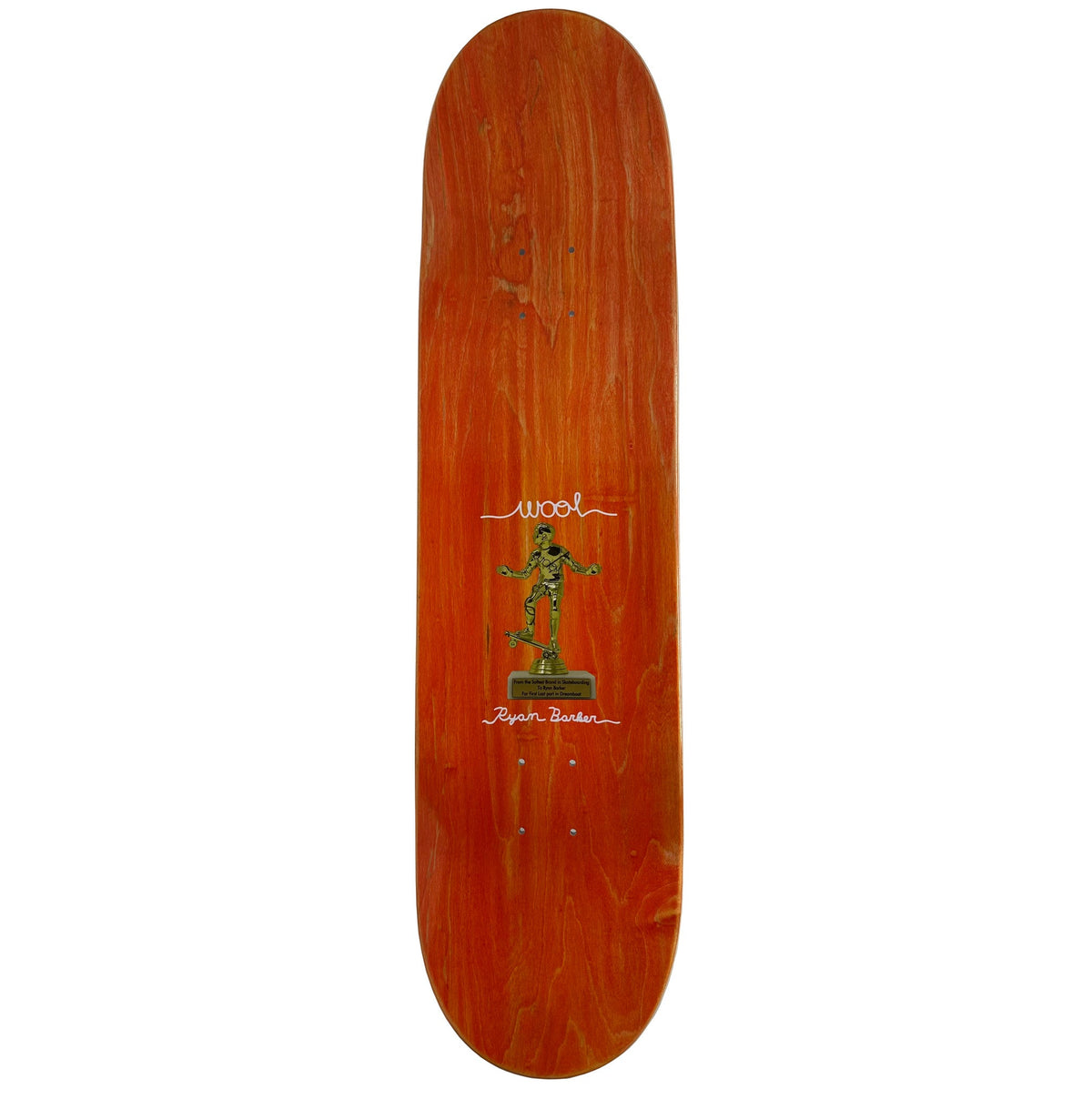 Ryan Barker's Trophy Skate Deck